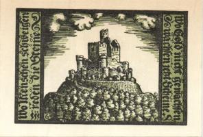 Német Birodalom/Weimari Köztársaság/ Schalkau 1921. 50Pf(6x) 6klf db, teljes sor T:I