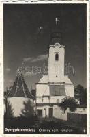 1942 Gyergyószentmiklós, Gheorgheni; Örmény katolikus templom / Armenian Catholic church (ragasztónyom / glue marks)