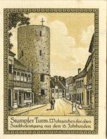 Német Birodalom/Weimari Köztársaság/ Lenzen 1922. 50Pf(3x) + 75Pf(3x) 6klf db, teljes sor T:I