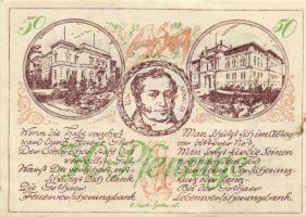 Német Birodalom/Weimari Köztársaság/ Gotha 1921. 50Pf(4x) 4klf db, teljes sor T:I