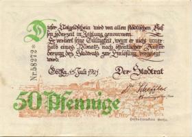 Német Birodalom/Weimari Köztársaság/ Gotha 1921. 50Pf(4x) 4klf db, teljes sor T:I