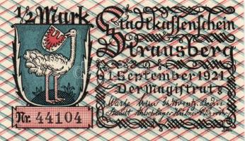 Német Birodalom/Weimari Köztársaság/ Strausberg 1921. 1/2M(4x) + 1M + 2M összesen 6klf db, teljes so...