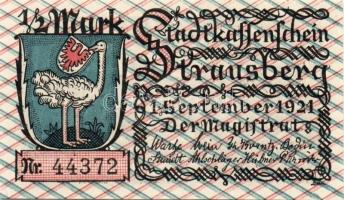 Német Birodalom/Weimari Köztársaság/ Strausberg 1921. 1/2M(4x) + 1M + 2M összesen 6klf db, teljes so...