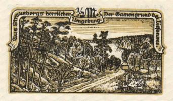 Német Birodalom/Weimari Köztársaság/ Strausberg 1921. 1/2M(4x) + 1M + 2M összesen 6klf db, teljes so...