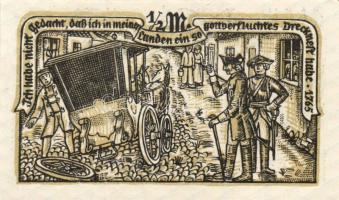 Német Birodalom/Weimari Köztársaság/ Strausberg 1921. 1/2M(4x) + 1M + 2M összesen 6klf db, teljes so...