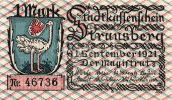 Német Birodalom/Weimari Köztársaság/ Strausberg 1921. 1/2M(4x) + 1M + 2M összesen 6klf db, teljes so...