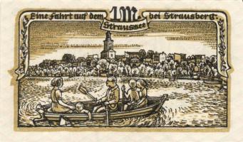 Német Birodalom/Weimari Köztársaság/ Strausberg 1921. 1/2M(4x) + 1M + 2M összesen 6klf db, teljes so...