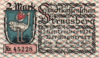 Német Birodalom/Weimari Köztársaság/ Strausberg 1921. 1/2M(4x) + 1M + 2M összesen 6klf db, teljes so...