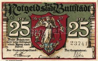 Német Birodalom/Weimari Köztársaság/ Buttstadt 1921.25Pf (2x) + 50Pf (2x) + 75Pf (2x) összesen 6klf ...