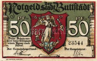Német Birodalom/Weimari Köztársaság/ Buttstadt 1921.25Pf (2x) + 50Pf (2x) + 75Pf (2x) összesen 6klf ...