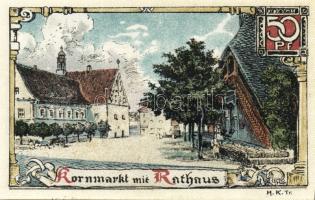 Német Birodalom/Weimari Köztársaság/ Buttstadt 1921.25Pf (2x) + 50Pf (2x) + 75Pf (2x) összesen 6klf ...