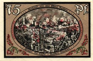 Német Birodalom/Weimari Köztársaság/ Wasungen 1921.50Pf (4x) + 75Pf (2x) összesen 6klf db, teljes sor T:I