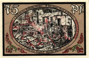 Német Birodalom/Weimari Köztársaság/ Wasungen 1921.50Pf (4x) + 75Pf (2x) összesen 6klf db, teljes so...