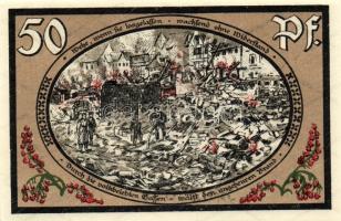 Német Birodalom/Weimari Köztársaság/ Wasungen 1921.50Pf (4x) + 75Pf (2x) összesen 6klf db, teljes so...