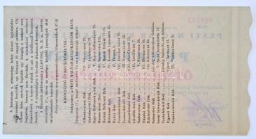 Budapest 1946. 5.000.000AP "Pesti Magyar Kereskedelmi Bank / Pénztárjegy", "000345&qu...