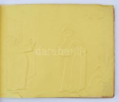 Mesekönyv és 1 levél, Braille-írással. Fűzött papírkötésben