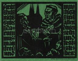 Német Birodalom/Weimari Köztársaság/ Erfurt 1921. 50Pf (5x) összesen 5klf db, teljes sor T:I