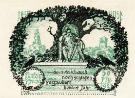 Német Birodalom/Weimari Köztársaság/ Frankenhausen 1921. 50Pf (6x) összesen 6klf db, teljes sor T:I