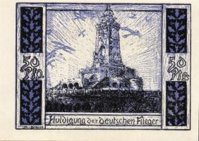 Német Birodalom/Weimari Köztársaság/ Frankenhausen 1921. 50Pf (6x) összesen 6klf db, teljes sor T:I