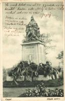 1930 Budapest XXI. Csepel, Hősök szobra (EK)