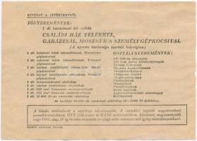 Budapest 1965. "VIT" sorsjegy 3,5Ft értékében T:III firkálás