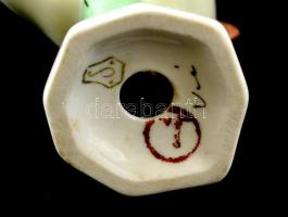 Drasche porcelán madárka, jelzett, hibátlan, m: 8,5 cm