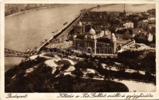 Budapest Kilátás a Szt. Gellért szálló és fürdőre