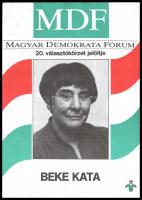 1990 Magyar Demokrata Fórum 3 db röplap
