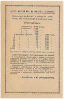 Budapest 1927. "XLIX. Magyar Királyi Állami Sorsjáték" fél sorsjegy 1P értékben T:II