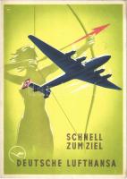 1940 Deutsche Lufthansa - Schnell zum Ziel / German airline advertisement
