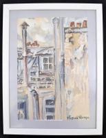 Ilosvai jelzéssel: Szentendre. Akvarell, papír. 34x24 cm  keretben