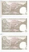 Pakisztán 1983-1984. 5R (3x) sorszámkövető T:I-
Pakistan 1983-1984. 5 Rupee (3x) sequential serials...