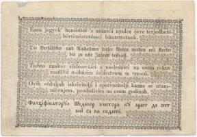 1849. 2Ft "Kincstári utalvány" T:III ragasztás Adamo G108