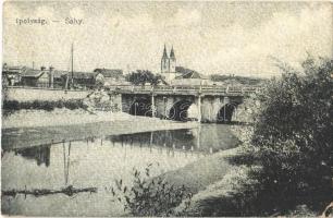 1925 Ipolyság, Sahy; híd / bridge (EK)