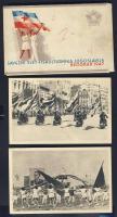 1947 Belgrádi sportünnepély 23db lap / Sports parade in Belgrad, 23 cards