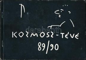 Kozmosz-Tévé 89/90. Kozma György karikatúrái. SZDSZ kiadása. Papírkötésben, Kozma György által dedikált példány!