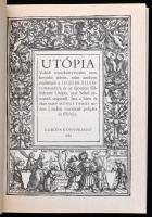 Morus Tamás: Utópia. Bp., 1989, Európa. Kiadói kartonált papírkötésben, papír védőborítóval