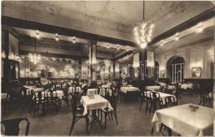 1932 Budapest VII. Café Ostende Kávéház, étterem, belső. Rákóczi út 20.