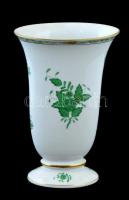 Herendi Apponyi mintás váza, kézzel festett, jelzett, hibátlan, m: 20 cm