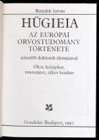 Benedek István: Hügeia. Az európai orvostudomány története. Bp.,1990,Gondolat. Kiadói egészvászon-kö...