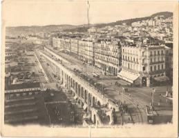 Algiers, Alger; Vue Generale des Boulevards et de la Ville. folding panoramacard