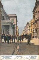 1907 Alexandria, Alexandrie; Corner of Attarine and Rosette street with english caracol (EK)