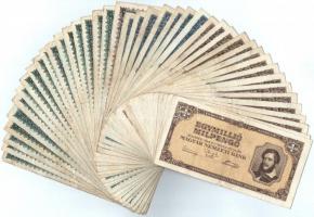 1945-1946. 84db-os vegyes pengő tétel T:III,III-