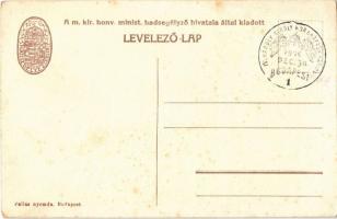 29. számú csataképes kártya. Katonáink Csontos előtt a pályatest javításánál az ellenség támadását v...
