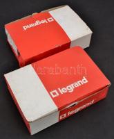 2 doboz használatlan Legrand villamos szerelvény, dugalj, kapcsoló