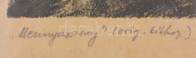 Ruzicskay György (1896-1993):  Menyasszony. Litográfia, papír, ceruzával jelzett és hátoldalán a műv...