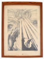 Ruzicskay György (1896-1993): Liszt: Ce qu on entend sur le montagne Algrafia, papír, ceruzával jelz...