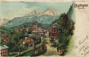 Berctesgaden Litho Hold To Light