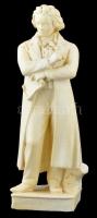 Jelzés nélkül: Ludwig van Beethoven zeneszerző mázas kerámia szobor. 41 cm
