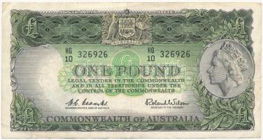 Ausztrália 1953-1960. 1P T:III Australia 1953-1960. 1 Pound C:F Krause 30.